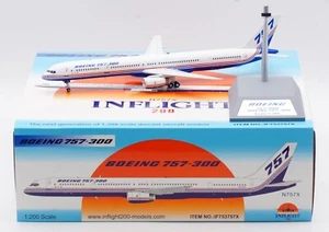 VOLO 1:200 Boeing "Colore casa" B757-300 aereo pressofuso modello jet N757X - Foto 1 di 13