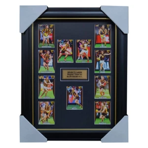 Juego de equipo de cartas selectas Hawthorn 2025 enmarcado - Imagen 1 de 1