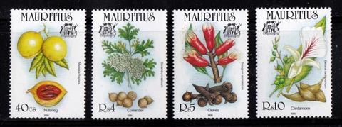 Mauritius stamps #799 - 802, MNH OG, XF, complete set - FREE SHIPPING!! Cover