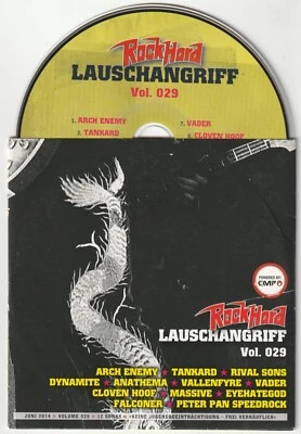 ✪ ROCK HARD LAUSCHANGRIFF #29/2014 METAL-MAGAZIN CD-SAMPLER NEUW. TOP NM-VG+ - Bild 1 von 3