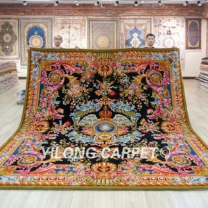 10x10ft Square Handmade Silk Carpet French Style Handcraft Area Rug ZSH022W - Picture 1 of 11