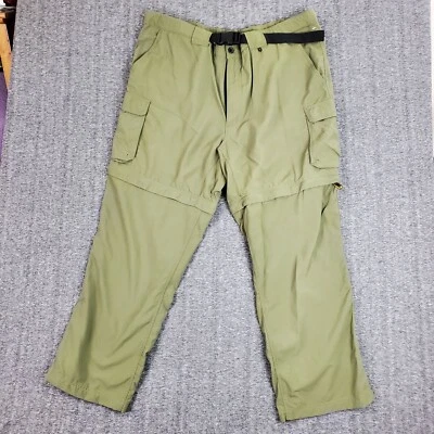 Boy Scouts BSA Switchback Pants Mens XL Green Uniform Convertible Cargo Belted - Image 1 of 4