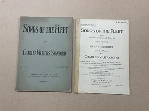 Songs Of The Fleet by Charles Stanford - Pub: Stainer - 1910 + Chorus Full - Picture 1 of 1