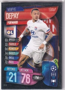 Topps Match Attax Champions League 19/20 Nr. LYO 16 Memphis Depay - Bild 1 von 1
