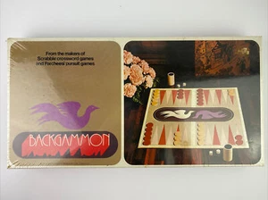 Vintage 1975 Backgammon Board Game by Selchow and Righter Games - NEW - Picture 1 of 4