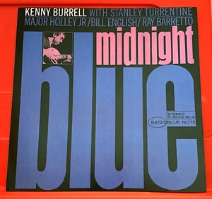 Kenny Burrell Midnight Blue Album Cover Art PICTURE / PRINT 8.5" x 8.5" - Picture 1 of 3