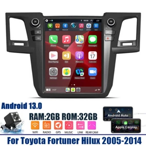 For Toyota Fortuner Hilux Radio Apple CarPlay Android 13 Stereo GPS Touch Screen - Foto 1 di 22