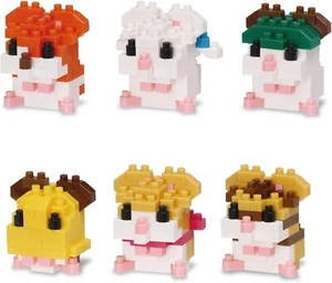 Nanoblock Tottoko Hamtaro Vol.2 NBMC_57 Full BOX 6 pieces Kawada New Toy Japan - Picture 1 of 6