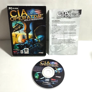 CIA Operative Solo Missions - PC CD Rom Game - Computer Game - Italiano Spanish - Picture 1 of 9