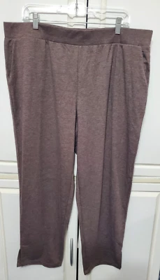 Logo Lori Goldstein Lounge Pants Size 1X Pull On Pockets Elastic Waist B-13 - Image 1 of 4