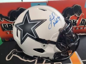 Herschel Walker Auto Cowboys AUTHENTIC Lunar Full Size Helmet Beckett COA  READ - Picture 1 of 6
