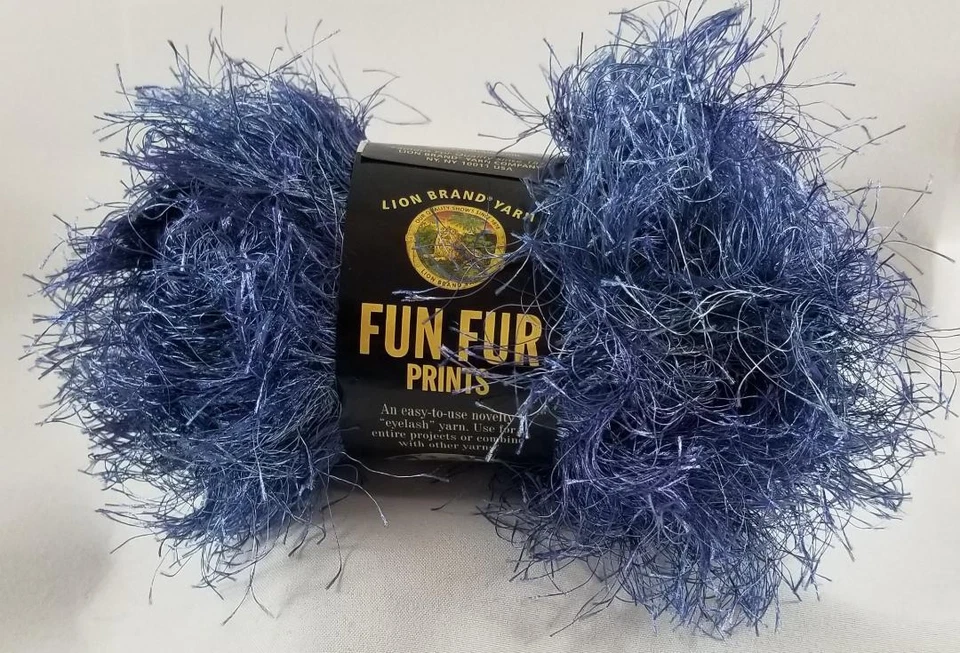 Lion Brand Yarn Fun Fur 100% Polyester 57y 1.5oz - Image 1 of 1