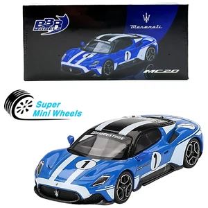 BBR Models 1:64 Maserati MC20 #1 Maserati Performance Experience – Blue - Picture 1 of 3