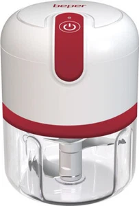 Beper Tritatutto elettrico ricaricabile 30 watt 250 ml Rosso P102ROB050 - Foto 1 di 2