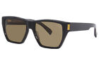 Dunhill Jagger DU0031S 001 Sunglasses Men's Black/Brown Lenses Square Shape 54mm