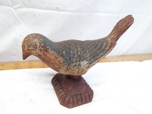 Antique Cast Iron Bird Door Stop Stay Figural Decor Pigeon Dove Bookend Target  - Picture 1 of 9