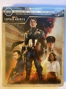 NEW. CAPTAIN AMERICA THE FIRST AVENGER (4K HD BLU-RAY DIGITAL STEELBOOK) - Picture 1 of 4