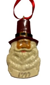SEBASTIAN MINIATURE SML-710 Pilgrim Santa Ornament 8376 - Picture 1 of 3