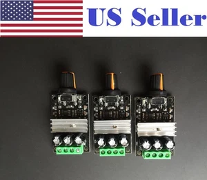 Interruttore Regolatore Velocità Motore 3 Pz Mini DC 6V/12V/24V/28V 3 Amp PWM - Foto 1 di 8