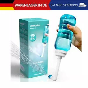 Po Dusche 500ML, Podusche mit Taste, Popodusche mit Doppeldüse, Portable Bidet m - Bild 1 von 7
