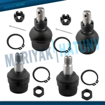All (4) Front Upper and Lower Ball Joint Set For Chevrolet Dodge Ford GMC Jeep - Image 1 of 4