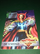 1995 MARVEL OVERPOWER Dr. Strange Mission Infinity Gauntlet Card Game Fleer 