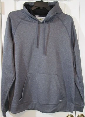 Sudadera con capucha gris forrada de vellón para hombre Tek Gear Training nueva sin etiquetas, XXLarge 2XL Foto 1 de 4