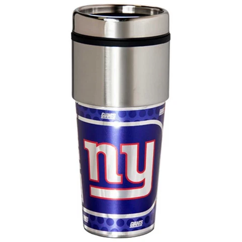 New York Giants 16oz Stainless Steel NFL Travel Mug Cover