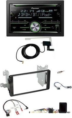 Pioneer CD USB Lenkrad Bluetooth 2DIN DAB Autoradio für Mitsubishi Outlander 14- - Bild 1 von 4