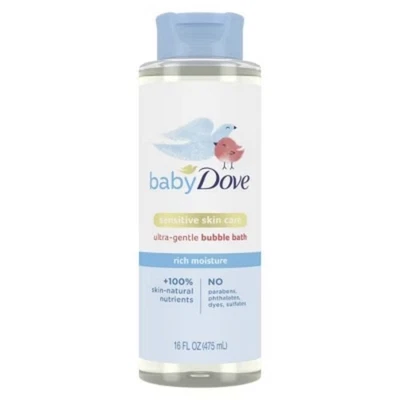Baño de burbujas Baby Dove Rich Moisture - 16 fl oz Foto 1 de 4