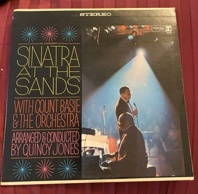 Sinatra At The Sands 2LP Count Basie Vinyl Gatefold 1966 Reprise - Image 1 of 4