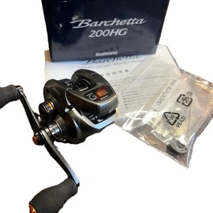 Mulinello Shimano 17 Barchetta 200HG Destro Baitcasting Usato Giappone - Foto 1 di 11