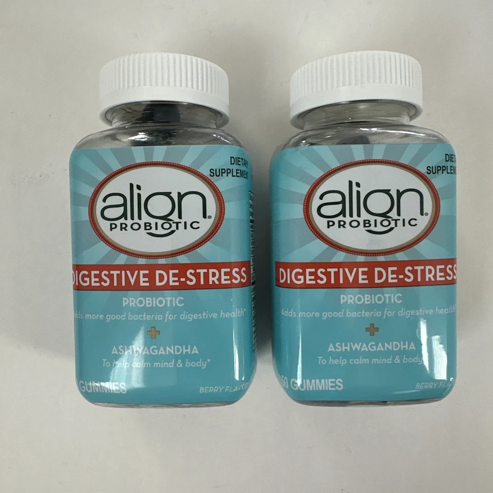 Align Probiotic Digestive De-stress 50 Gummies Exp Jul 2021