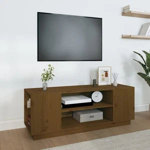 Mobile Porta TV ambra 110x35x40,5 cm in Legno Massello di Pino - Foto 1 di 7