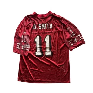 Alex Smith #11 San Francisco 49ers NFL Jersey Size XL Reebok Paint - Picture 1 of 8