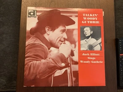 RAMBLIN' JACK ELLIOTT: sings the songs of woody guthrie DELMARK 12" LP 33 RPM Foto 1 de 3