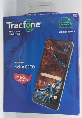Nokia G300 - 64 GB - Gray (TracFone) 5G Android Smart Phone - New - Image 1 of 2