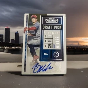 Bobby Miller Auto 2020 Panini Contenders - Draft Pick Ticket #DPT2-BM (AU, RC) - Picture 1 of 5