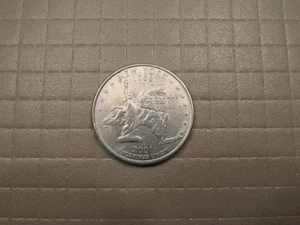 2001-P 25C New York Quarter Commemorative NEVER FORGET - Picture 1 of 2
