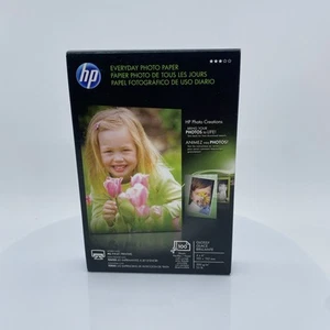 Carta fotografica HP Everyday 4x6 lucida 100 fogli - nuova/sigillata - Foto 1 di 7