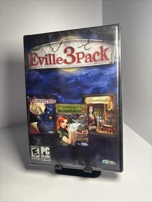 Eville 3 Pack PC CD-ROM Video Games 2010, Vampireville iWin Games New Sealed - Image 1 of 4