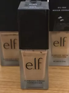 E.L.F. Flawless Finish Foundation, Lightweight & Medium Coverage,Semi-Matte Buff - Picture 1 of 3