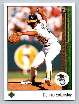 Dennis Eckersley 1989 Upper Deck #664 Oakland Athletics - Image 1 of 2