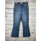 Madewell Rigid Flare High Rise Jeans 100% Cotton 24 Medium Wash