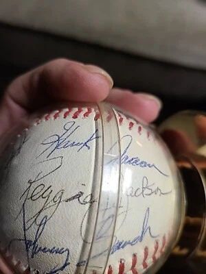 **HoF** Reggie Jackson Autograh Baseball **+ 11 MORE** See Description & Photos - Image 1 of 4
