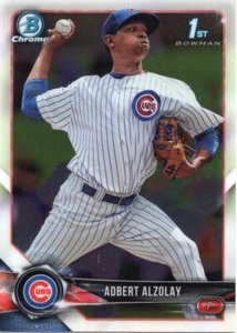 2018 Bowman Chrome Prospects #BCP145 Adbert Alzolay 1st Bowman Chrome - Picture 1 of 1