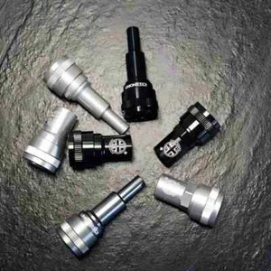 TiAtom / Brompton CNC Aluminium Vordergabel Fußstütze Schnellspanner Sitz - Bild 1 von 9