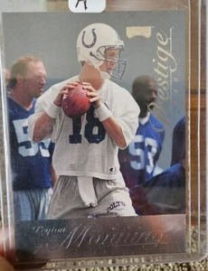 Playoff Prestige 1998 venta al por menor Peyton Manning novato radiocontrol Colts patio #165 - Imagen 1 de 3