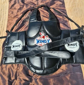Windy Boxing Chest Guard Protector Kickboxing MMA Body Armour Shield Training - Picture 1 of 4
