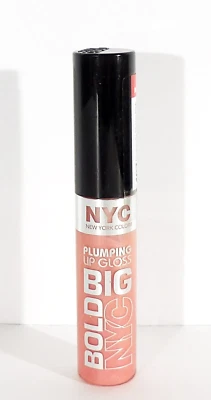NYC Big Bold Plumping Lip Gloss 467 PLEASANTLY PLUMP PINK Discontinued SEALED - Image 1 of 2